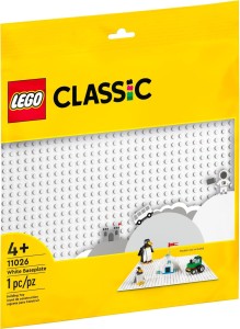 LEGO® CLASSIC 11026 Biała płytka konstrukcyjna