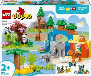 LEGO® DUPLO 10446 Rodziny dzikich zwierząt 3w1
