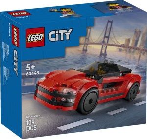 LEGO® CITY 60448 Czerwony samochód sportowy