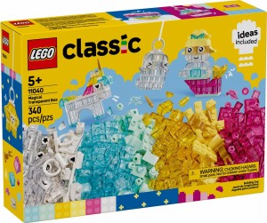 LEGO® CLASSIC 11040 Magiczny zestaw z przezroczystymi klockami