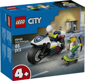 LEGO® CITY 60455 Pościg na motocyklu policyjnym