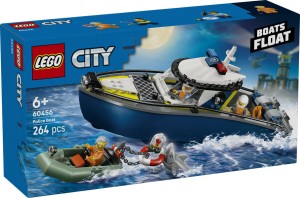 LEGO® CITY 60456 Pościg łodzią policyjną