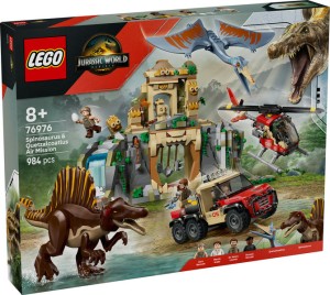 LEGO® JURASSIC WORLD 76976 Powietrzna misja z kecalkoatlem i spinozaurem