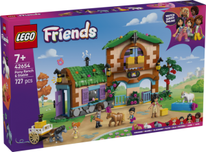 LEGO® FRIENDS 42654 Ranczo kucyków i stajnia