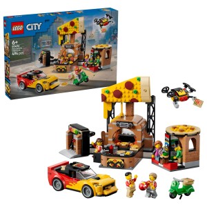 LEGO® CITY 60496 Dostawa Pizzy z Pojazdami