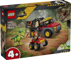 LEGO® JURASSIC WORLD 77978 Ciężarówka do transportu młodego tyranozaura