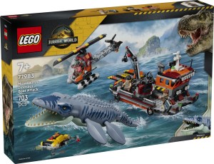 LEGO® JURASSIC WORLD 77983 Atak mozazaura na łódź