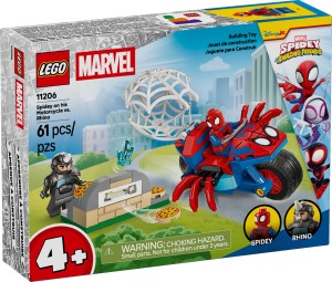 LEGO® SUPER HEROES 11206 Spidey na motocyklu kontra Rhino