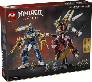 LEGO® NINJAGO 71870 Bliźniacze Tytanowe Mechy